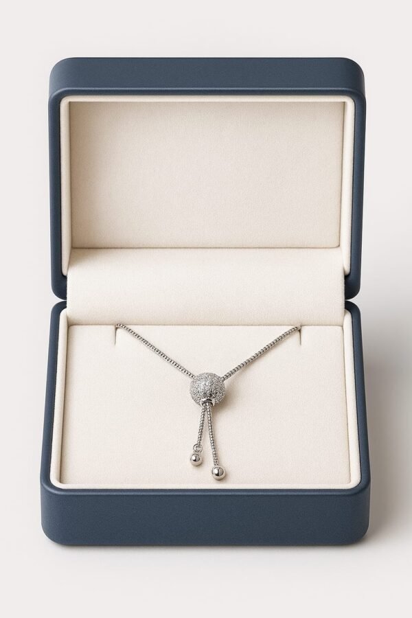 Slide Zip twin drop tassel pendant