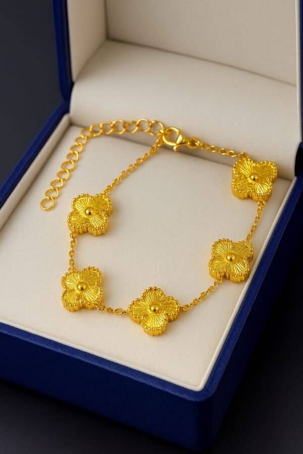 Marigold Fleur Clover Bracelet
