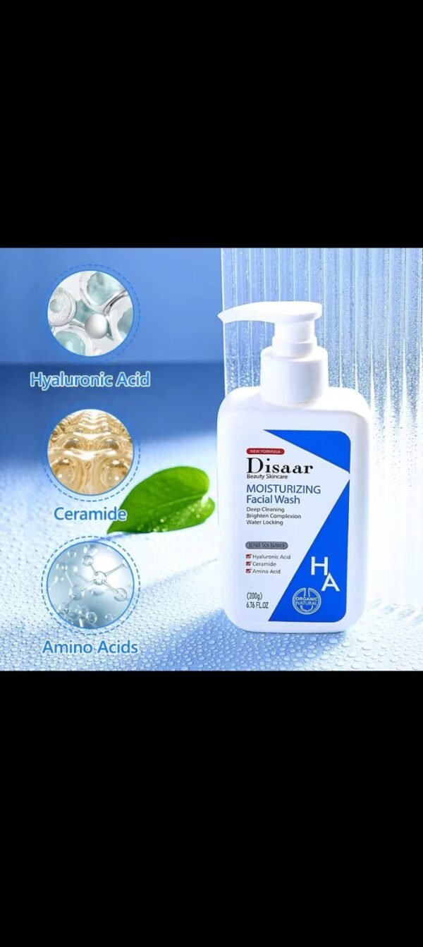 Disaar Moisturizing Facial Wash – Hyaluronic & Ceramide Complex