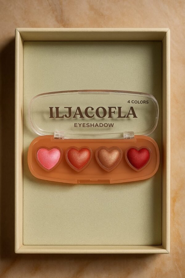 ILJACOFLA 4-Color Heart Eyeshadow Palette
