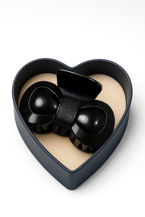 Black Bow Hair Clump