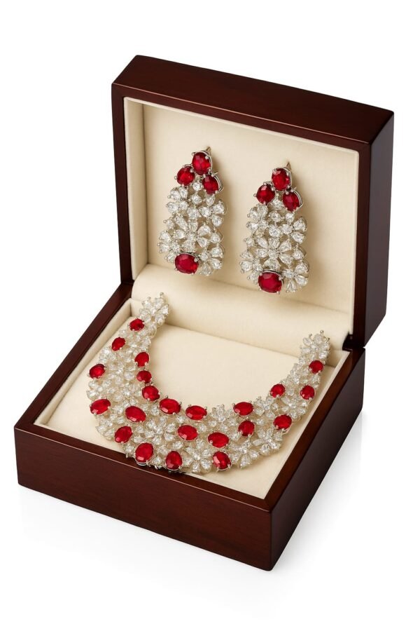 American Zarcone Crystals Elegant Necklace Set