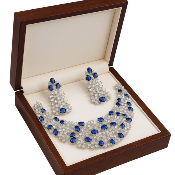 American Zarcone Crystals Elegant Necklace Set